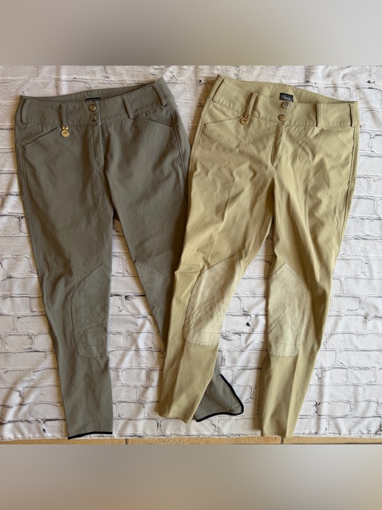 Pikeur Pants - Pikeur Womens Breeches Lot Of 2 Size 30L EUC
Tan Gray High Rise Lightweight